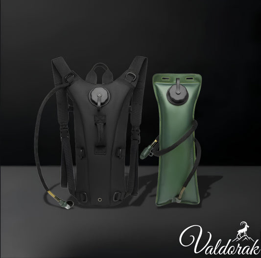 Sac d'hydratation 3L Valdorak avec porte-tube et réservoir intégré pour les activités en plein air